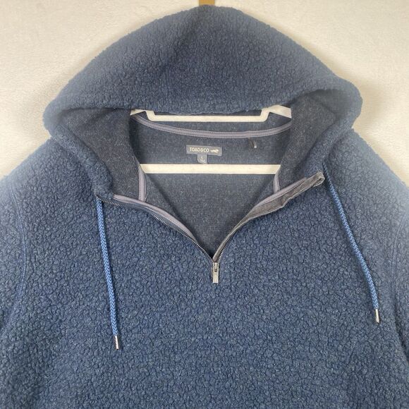 Toad & Co Men’s Telluride Sherpa Hoodie – Blue, Size L - Picture 6 of 14